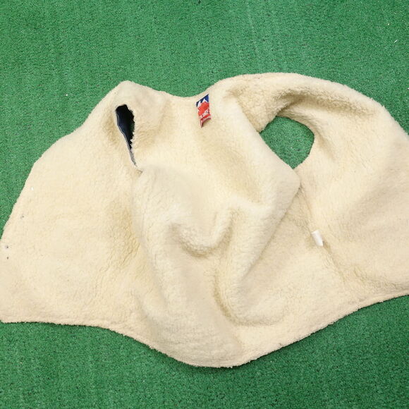 VINTAGE BIG SMITH WESTERN OUTERWEAR SHERPA LINED DENIM VEST SZ M MEDIUM - Picture 7 of 9